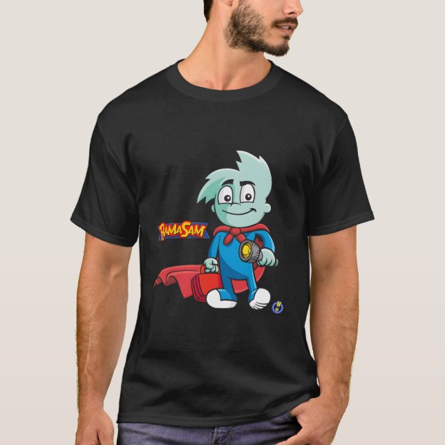 T-shirt Humongous Entertaint Pyjama Sam (Devant)