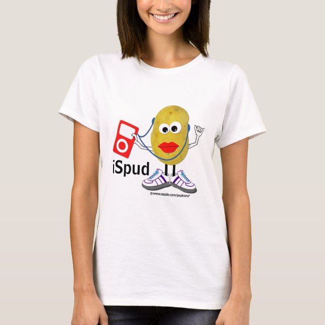 T-shirt humoristique de parodie de "ispud" (Devant)
