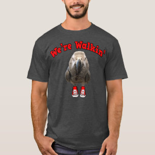 T-shirt Humoristique Perroquet Marcher Fitness Pun Tee