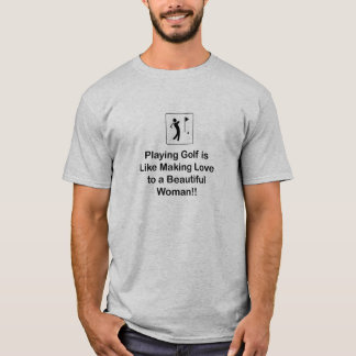 T-shirt humoristique pour des golfeurs des hommes