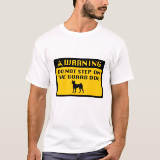 T-shirt Humorous basenji Guard Dog Warning
