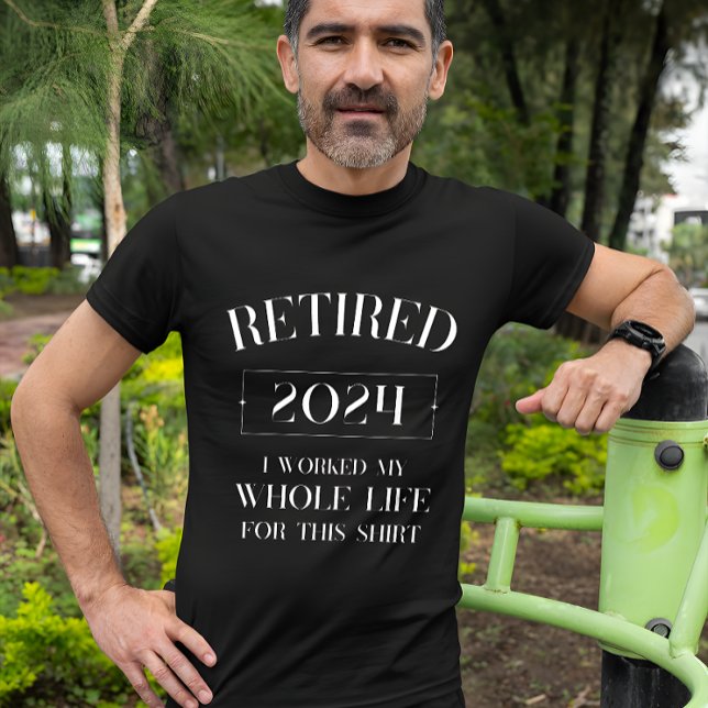 T-shirt Humour 2024 à la retraite pour hommes et f (Créateur téléchargé)