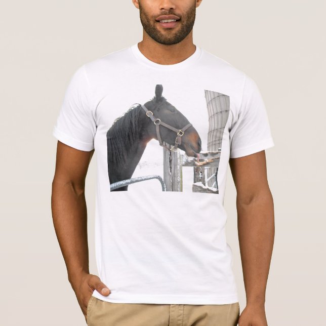 T-shirt Humour à cheval (Devant)