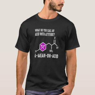 T-shirt Humour acide Amino Nerdy Chimie