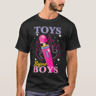 T-shirt Humour Adulte Dire Des Jouets Avant Les Garçons Dr