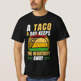 T-shirt Humour alimentaire mexicain - Cute Taco Dit