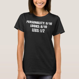T-shirt Humour amputé de jambe Drôle cadeau amputation 