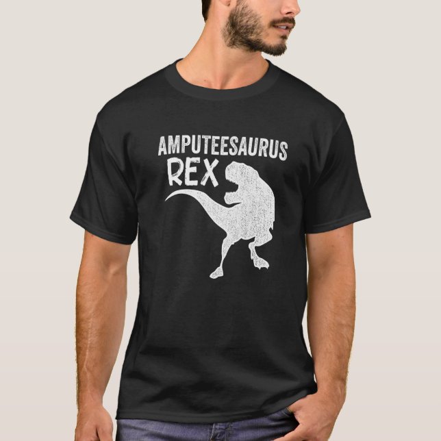 T-shirt Humour amputé Saurusrex Récupération du bras de ja (Devant)