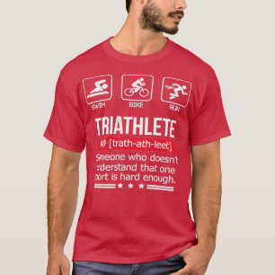 T-shirt Humour amusant Triathlon sports