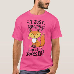 T-shirt Humour animal de la forêt de Fox