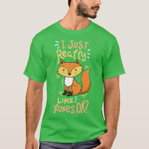 T-shirt Humour animal de la forêt de renard 1