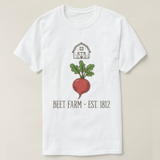 T-shirt Humour au bureau - Ferme de betteraves