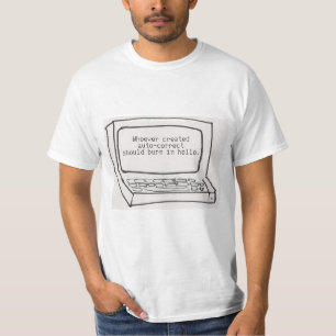 T-shirt humour Automatique-correct d'ordinateur