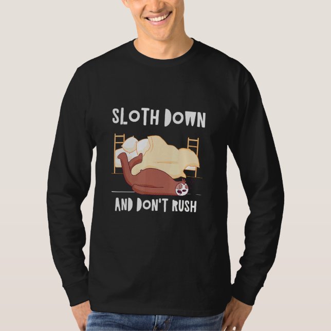 T-shirt Humour azy inactif 4 (Devant)