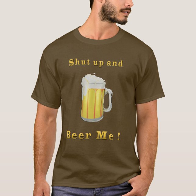 T-shirt humour bière (Devant)