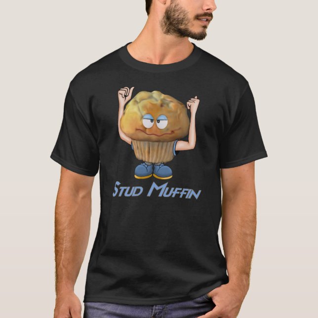 T-shirt Humour bourré de muffin (Devant)
