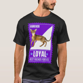 T-shirt Humour Chat Abyssinian Cat Citation Pour Jamais Ti
