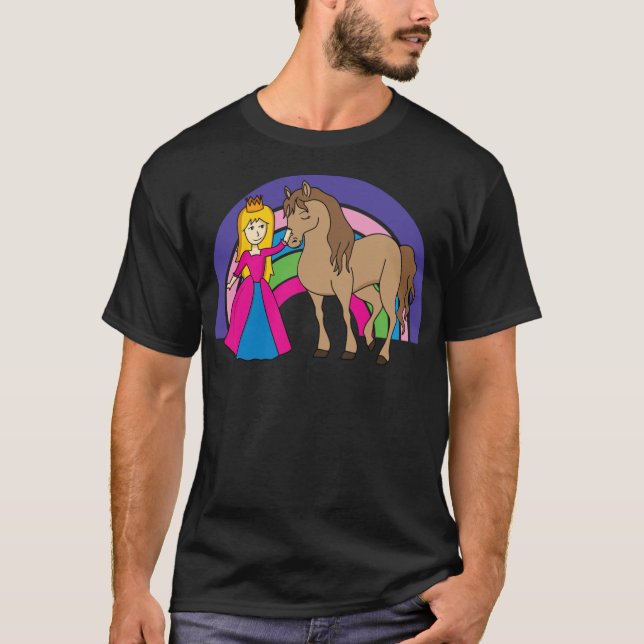 T-shirt Humour cheval poney (Devant)