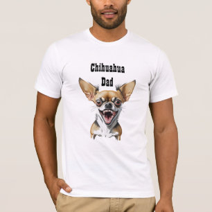 T-shirt Humour Chihuahua Chien Funny Growling Chi Papa
