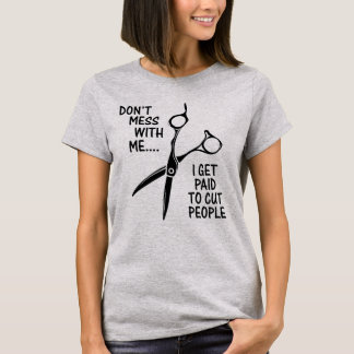 T-Shirt Humour Coiffeur Ciseaux