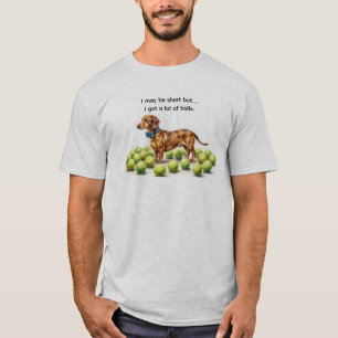 T-shirt Humour Court de Dachshund