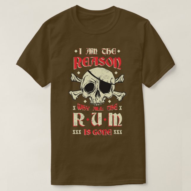 T-shirt Humour d'alcool (Design devant)