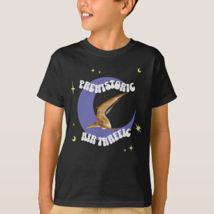 T-shirt Humour d'aviation Lune Ptérodactyle Drôle
