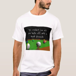 T-shirt humour de billard et de billard