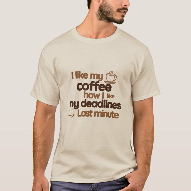 T-shirt Humour de bureau café drôle (Devant)
