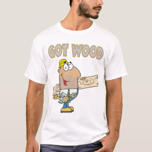 T-shirt humour de charpentier bois drôle design
