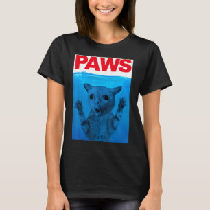T-shirt Humour de chat de pattes Kitty Cats Papa Maman