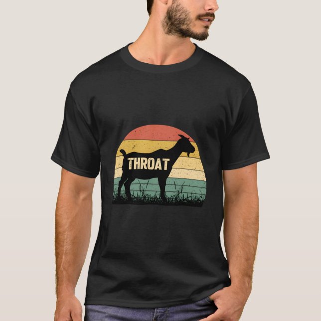 T-shirt Humour de chèvre à gorge (Devant)
