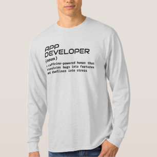 T-shirt Humour de codage - Chemise de définition du dévelo