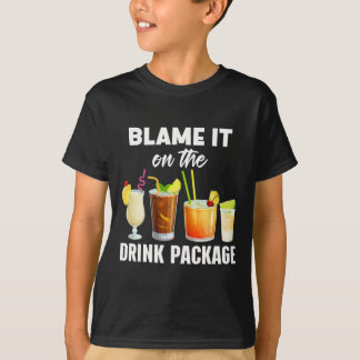 T-shirt Humour de croisière drôle Blâmez-le sur le forfait