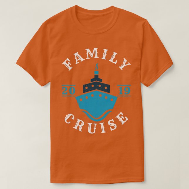 T-shirt Humour de croisière en bateau familial Funny Cruis (Design devant)