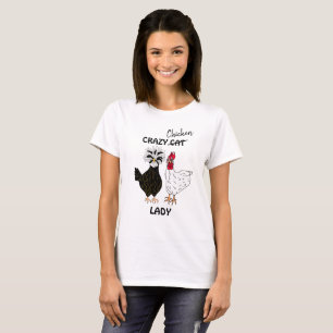 T-shirt Humour de Dame Poule Folle
