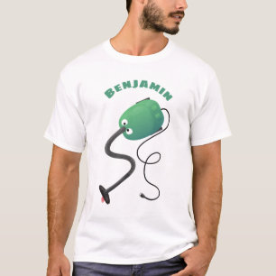 T-shirt Humour de dessin animé de l'aspirateur mignon