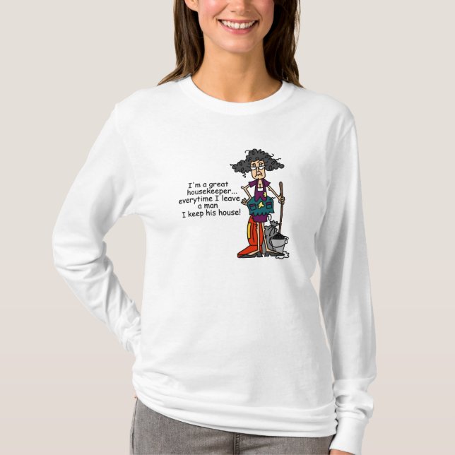 T-shirt Humour de femme de charge (Devant)