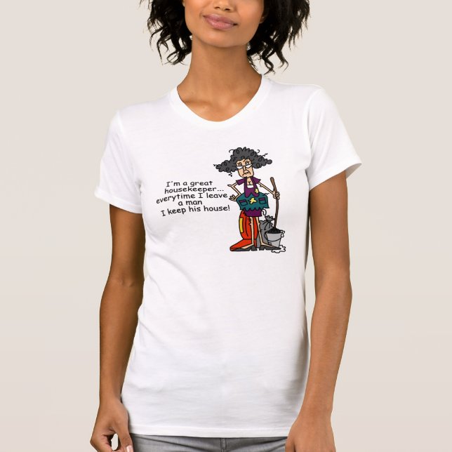 T-shirt Humour de femme de charge (Devant)