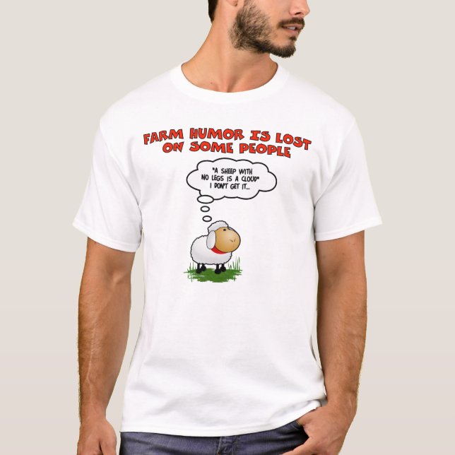 T-shirt Humour de ferme (Devant)