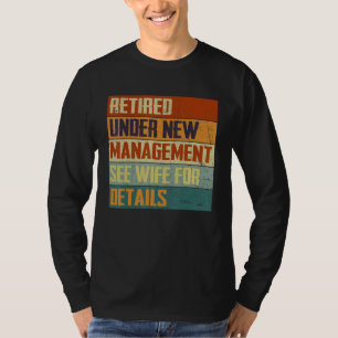 T-shirt Humour de fête de retraite pour papa à la retraite