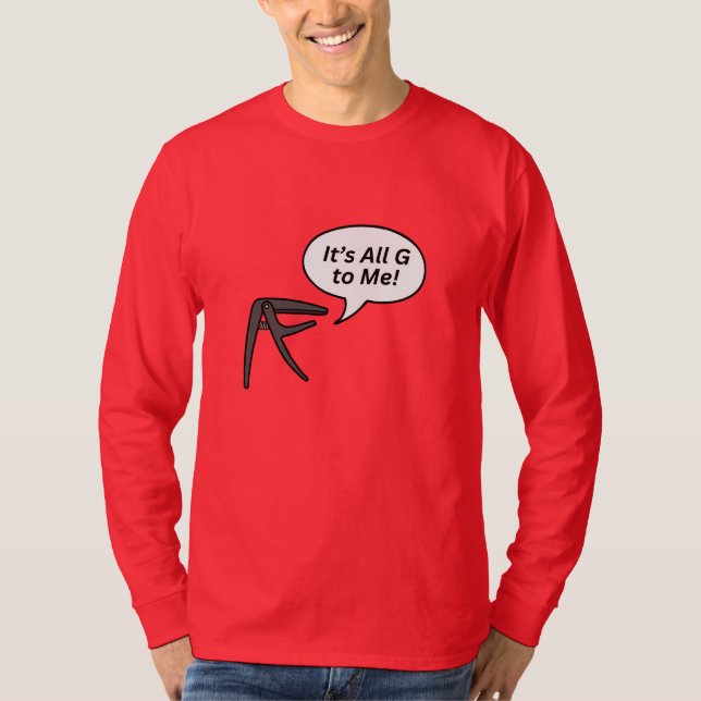 T-shirt Humour de guitare (Devant)