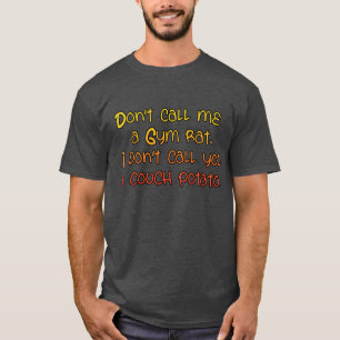 T-shirt Humour de gym drôle de rat musclé