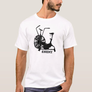 T-shirt Humour de gym Noir Blanc Drôle Entraînement