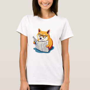 T-shirt Humour de la canine intellectuelle - Chien intelli
