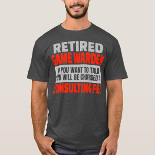 T-shirt Humour de la partie de retraite amusante du gardie