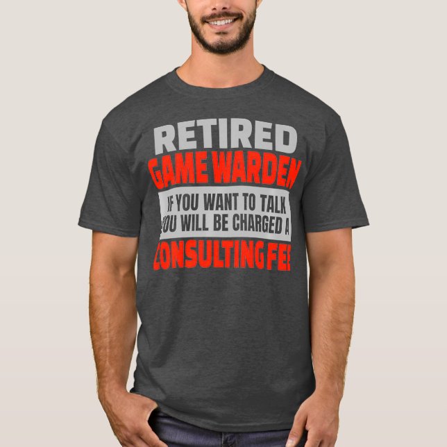 T-shirt Humour de la partie de retraite amusante du gardie (Devant)
