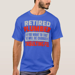 T-shirt Humour de la partie de retraite du plombier à la r