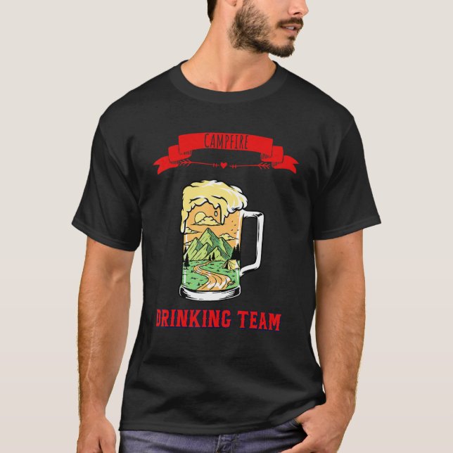 T-shirt Humour de l'équipe de pompiers 1 (Devant)