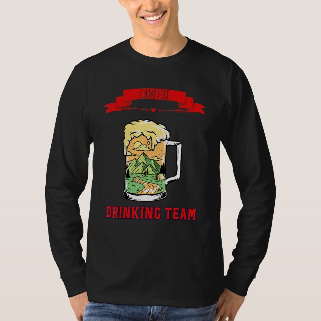 T-shirt Humour de l'équipe de pompiers 1 (Devant)